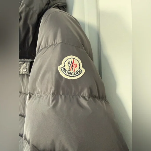 Moncler Flammette Hooded Puffer Coat/Down Jacket, Size 3